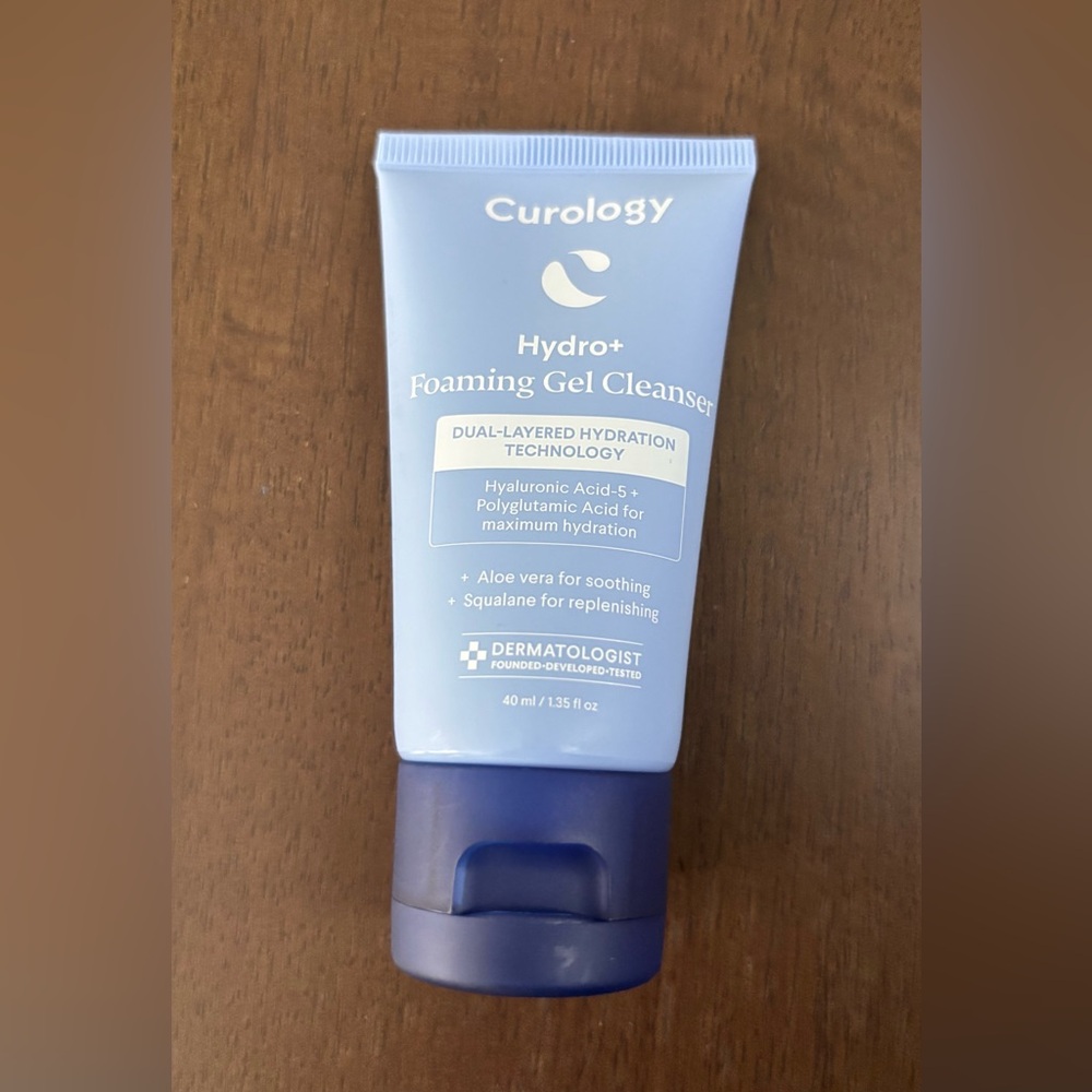 Curology Hydro+ Foaming Gel Cleanser 40ml/1.35 fl oz - Travel Size Skincare New